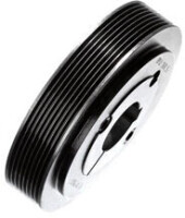 Ribbed belt pulley