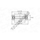 Thrust ball bearing - 51318