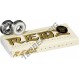 Deep groove ball bearing - 608-SUPER-BLANC-CERAMIC-BONES