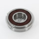 Deep groove ball bearing - 6204-DDU-NR-NSK