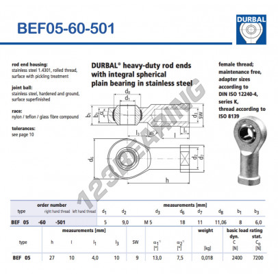 BEF05-60-501-DURBAL