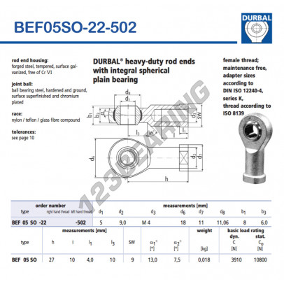BEF05SO-22-502-DURBAL