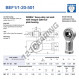 Rod end SI - BEF1-1-20-501-DURBAL