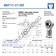 Rod end SI - BEF1-1-21-501-DURBAL