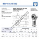 Rod end SI - BEF1-2-20-502-DURBAL