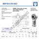 Rod end SI - BEF3-4-20-502-DURBAL