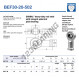 Rod end SI - BEF30-20-502-DURBAL