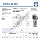Rod end SI - BEF5-8-20-502-DURBAL