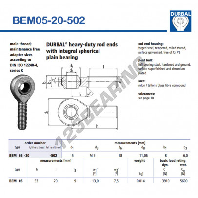 BEM05-20-502-DURBAL