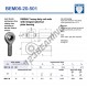 Rod end SA - BEM06-20-501-DURBAL