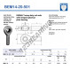 Rod end SA - BEM14-20-501-DURBAL
