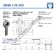 Rod end SA - BEM14-20-502-DURBAL