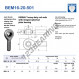 Rod end SA - BEM16-20-501-DURBAL