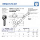 Rod end SA - BEM22-20-501-DURBAL