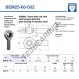 Rod end SA - BEM25-60-502-DURBAL