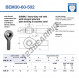 Rod end SA - BEM30-60-502-DURBAL