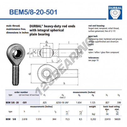BEM5-8-20-501-DURBAL