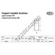 Drawn cup needle roller bearing - BK0810-NADELLA