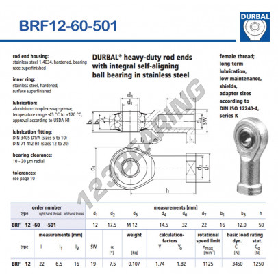 BRF12-60-501-DURBAL