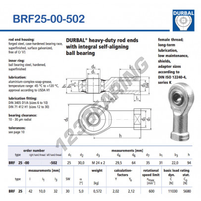 BRF25-00-502-DURBAL
