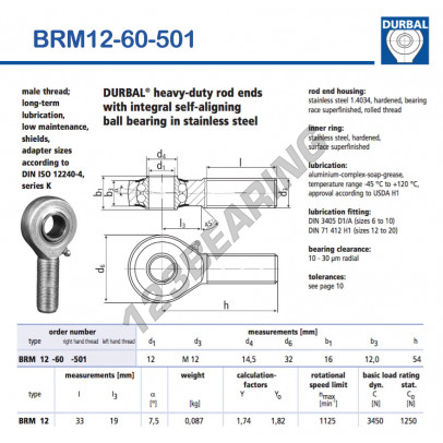 BRM12-60-501-DURBAL