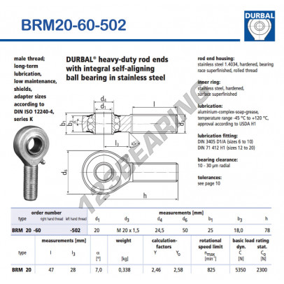 BRM20-60-502-DURBAL