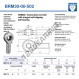 Rod end SA - BRM30-00-502-DURBAL