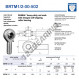 Rod end SA - BRTM1-2-00-502-DURBAL