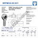Rod end SA - BRTM3-4-00-501-DURBAL