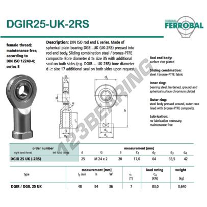 DGIR25-UK-2RS-DURBAL