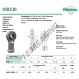 Rod end SI - DSIZJ6-DURBAL