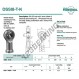 Rod end SI - DSSI8-T-K-DURBAL