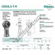 Rod end SI - DSSIL5-T-K-DURBAL