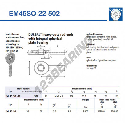 EM45SO-22-502-DURBAL