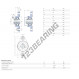 Housed bearing - 2 bolts - F2BC-25M-TPSS-SKF