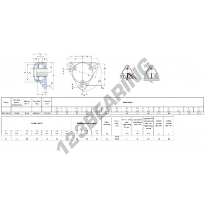 FNL-506-A-1206-K-H206-SKF