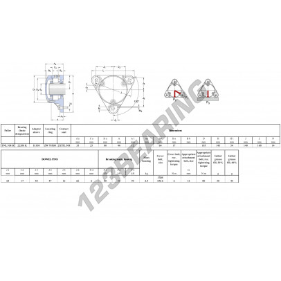 FNL-508-B-22208-K-H308-SKF