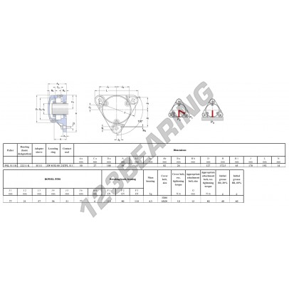 FNL-511-B-22211-K-H311-SKF
