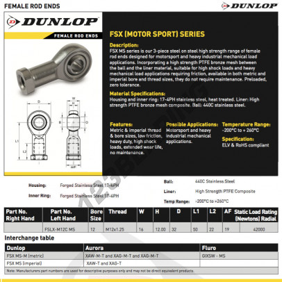FSLX-M12-C-MS-DUNLOP