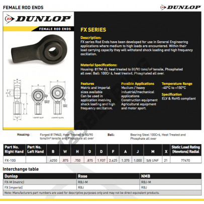 FXL-10-G-DUNLOP