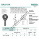 Rod end SA - GAL8-UK-DURBAL