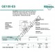 Rod end GEEW - GE100-ES-DURBAL