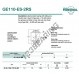Rod end GEEW - GE110-ES-2RS-DURBAL