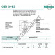 Rod end GEEW - GE120-ES-DURBAL