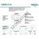 Rod end GEEW - GEBK12-S-DURBAL