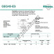 Rod end GEG - GEG45-ES-DURBAL