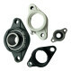 Housed bearing - 2 bolts - M-UCFL207D1-NTN