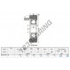 Mast guide bearing - MG-206-FFWA-NTN