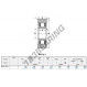 Mast guide bearing - MG-307-FFHA-NTN