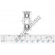 Mast guide bearing - MG-307-FFK-NTN